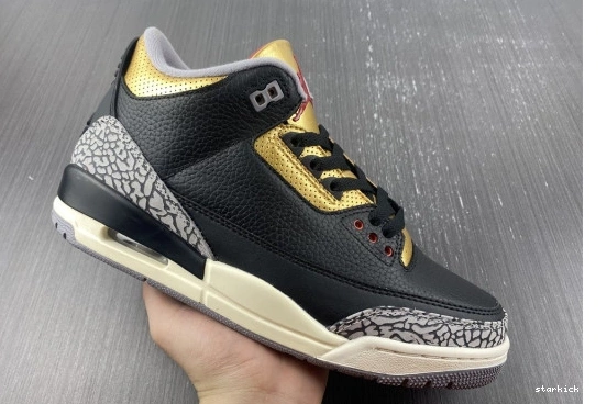 “Black CK9246-067 WMNS 3 Air CK9246-067 Gold” Jordan 0325